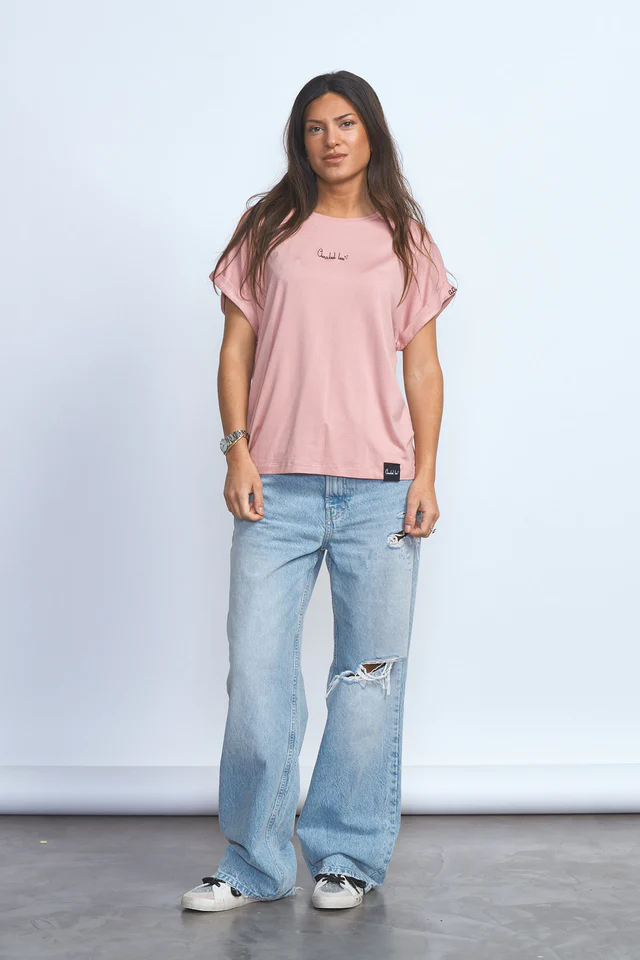 CAMISETA BÁSICA ROSA - Imagen 2