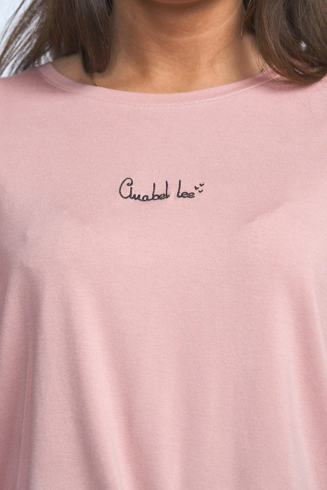 CAMISETA BÁSICA ROSA - Imagen 5