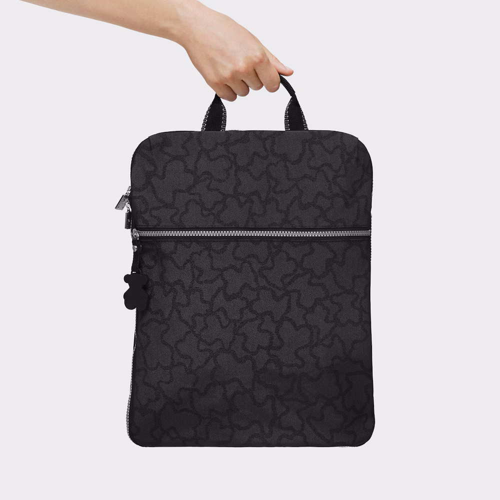 Mochila Kaos New Colores de Nylon en color antracita-negro