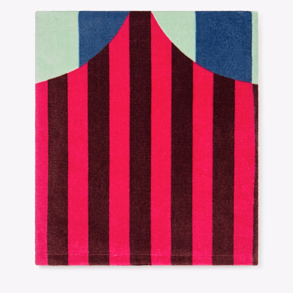Toalla de algodón azul TOUS Stripes Motifs - Imagen 3