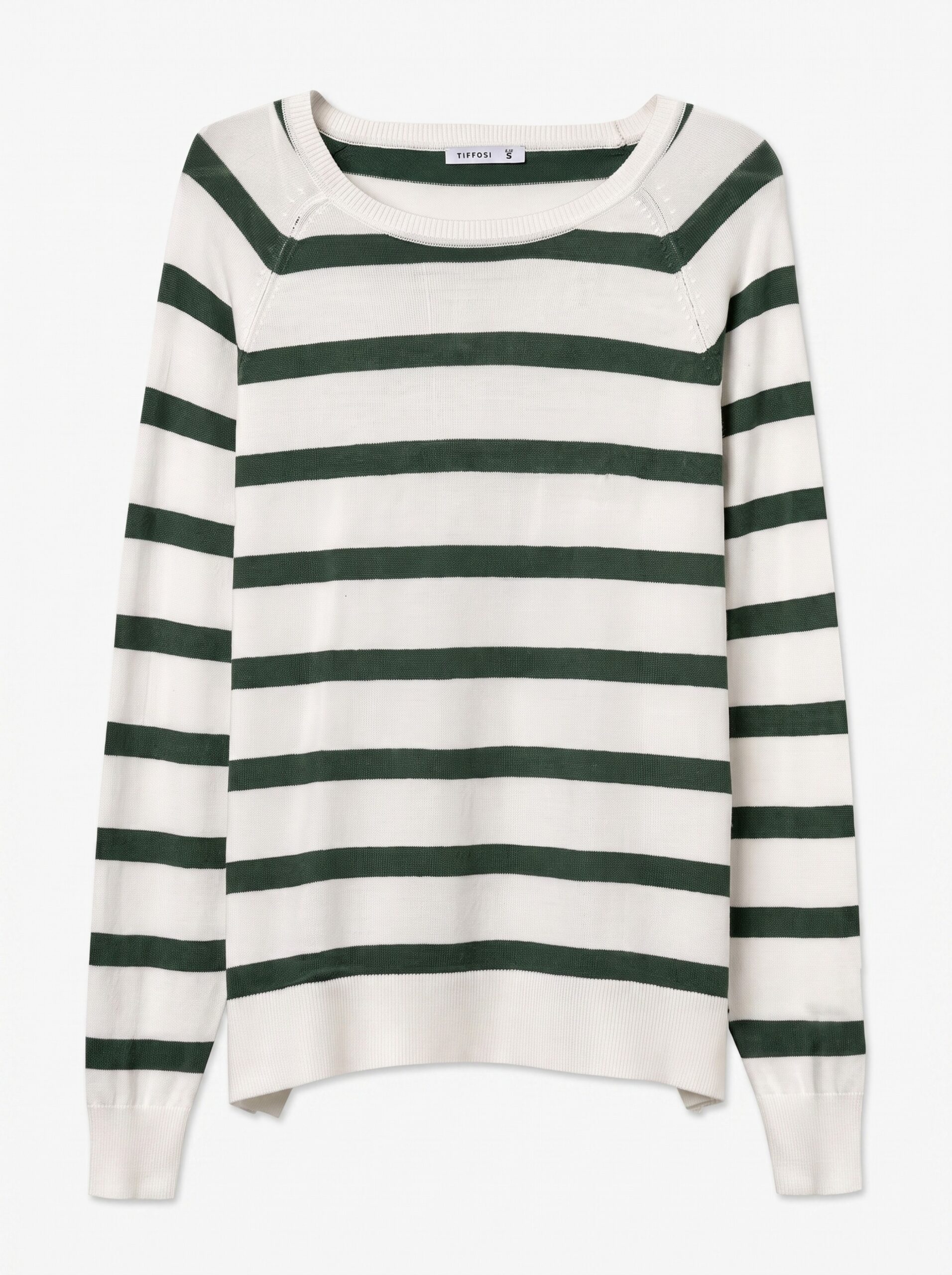 Jersey rayas verde y crudo - Imagen 3