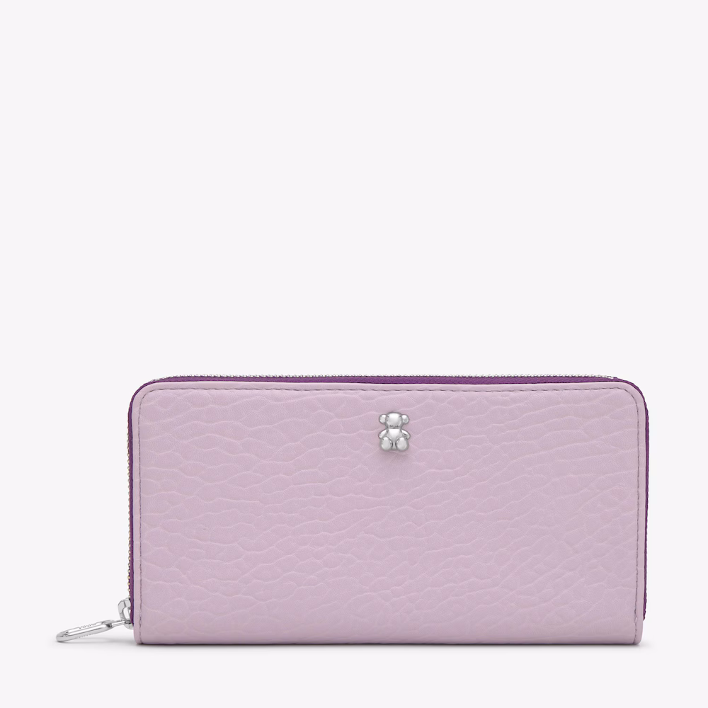 Billetera mediana malva New Dorp